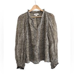 VELVET Cheetah Blouse